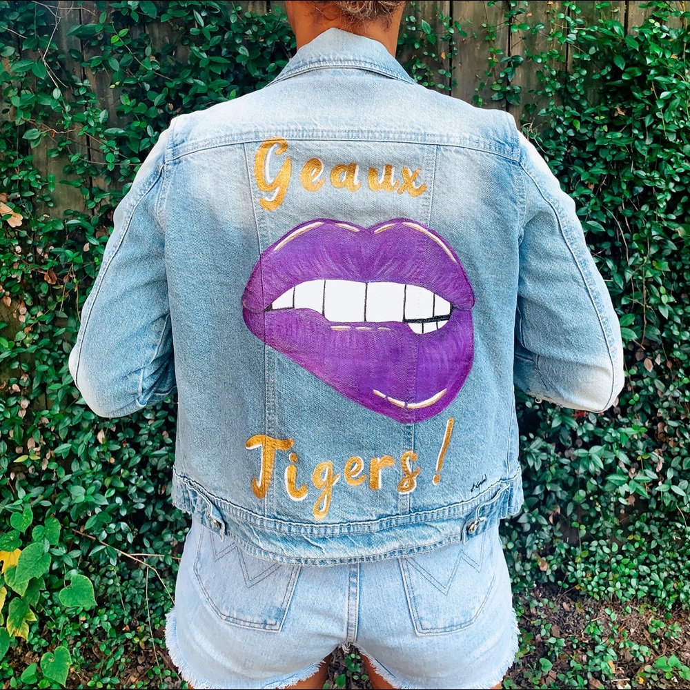 LSU Painted Jacket